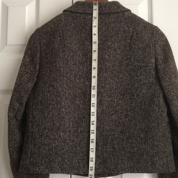 Banana Republic Wool Tweed Swing Retro Crop Jacket 4P - Picture 9 of 16